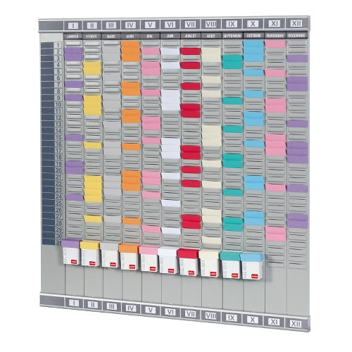 Nobo Jahresplaner, Profi, magnetisch, 12 Monate – 66 × 64,5 cm