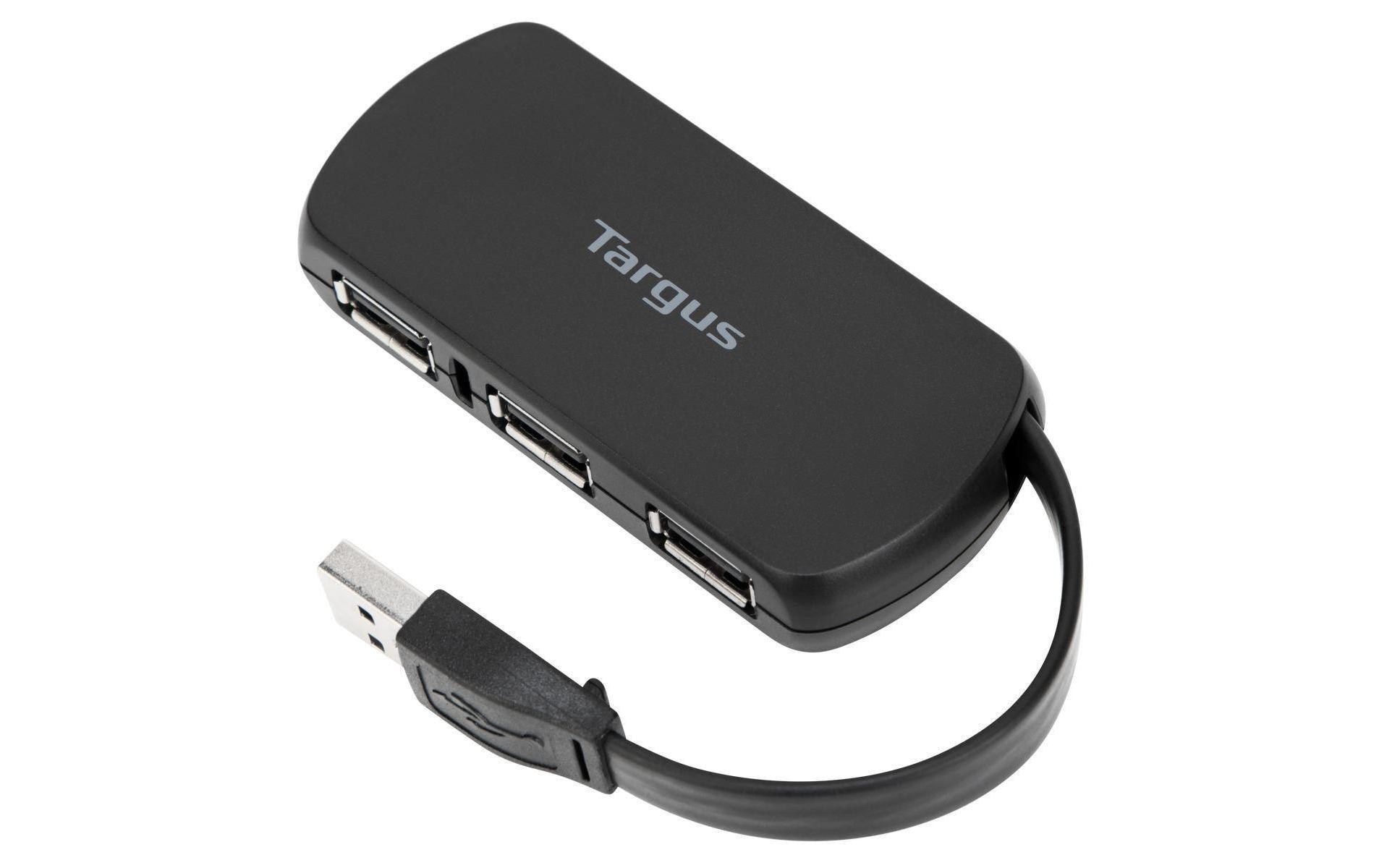 Targus USB-Hub – USB 2.0, 4× USB-A, für Windows/Mac
