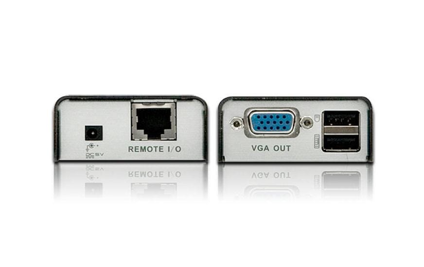 ATEN CE100L – KVM-Extender – VGA – 1920 × 1200 (WUXGA), 100 m, Sender & Empfänger, Schwarz