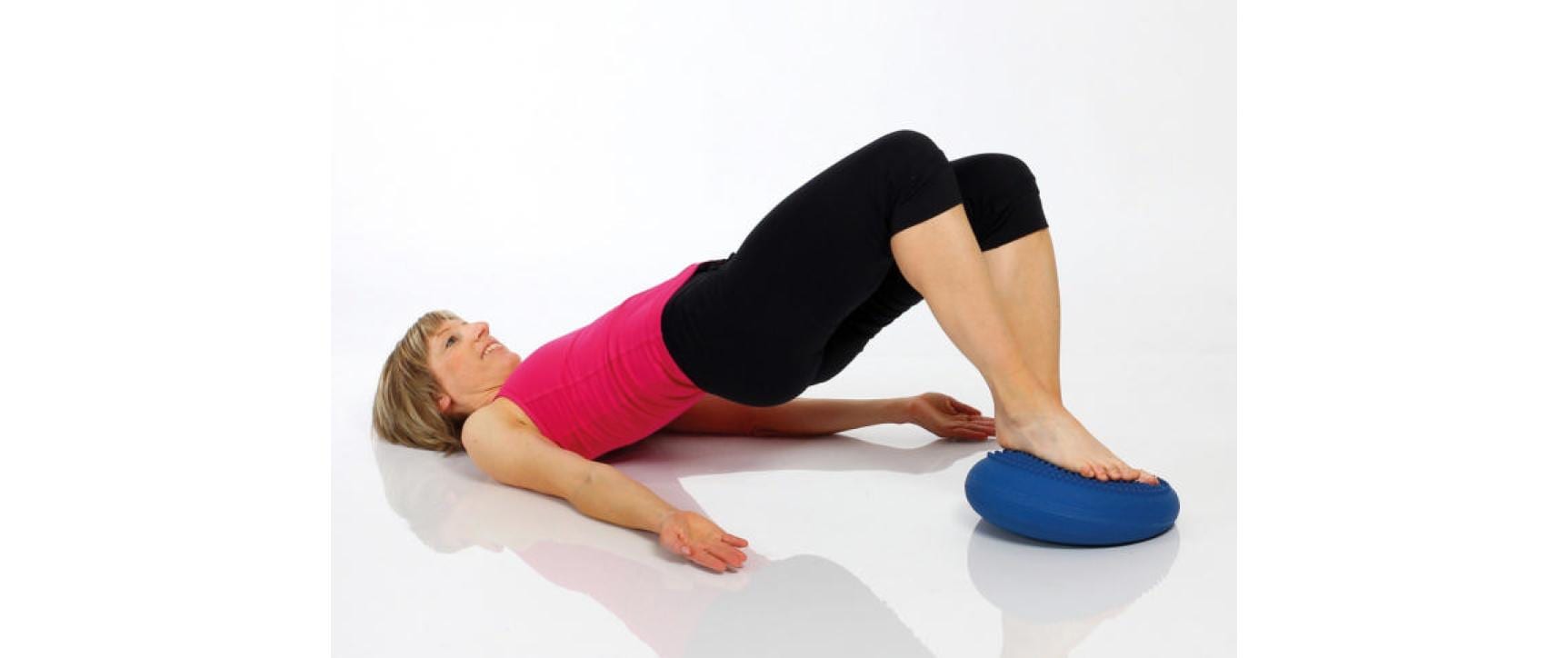 TOGU Balance-Kissen – Rot, Luftgefüllt, Ø 36 cm, bis 200 kg