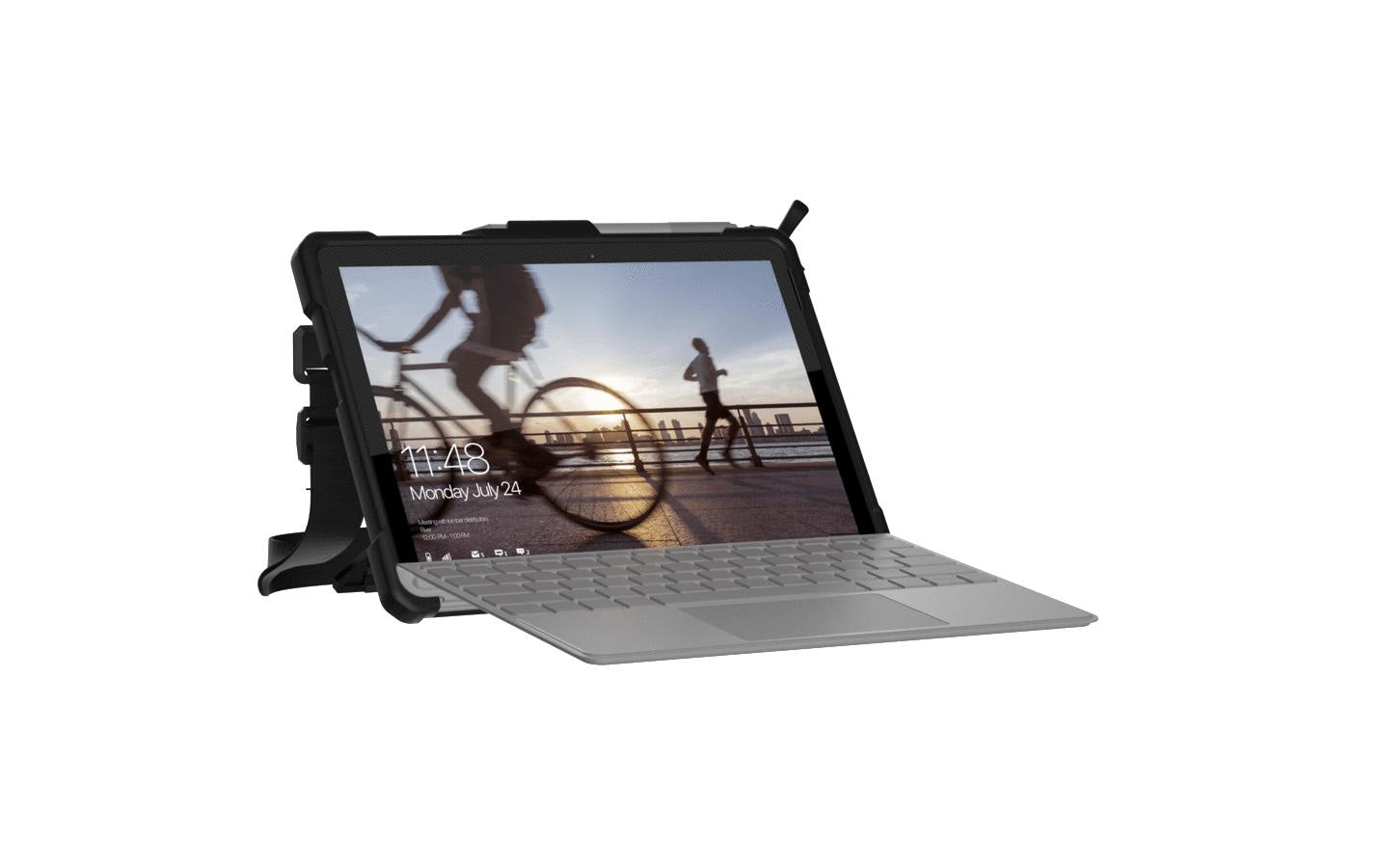 Urban Armor Gear Tablet-Hülle für Microsoft Surface Go 10" (1.–4. Gen.) – Schwarz/Grau