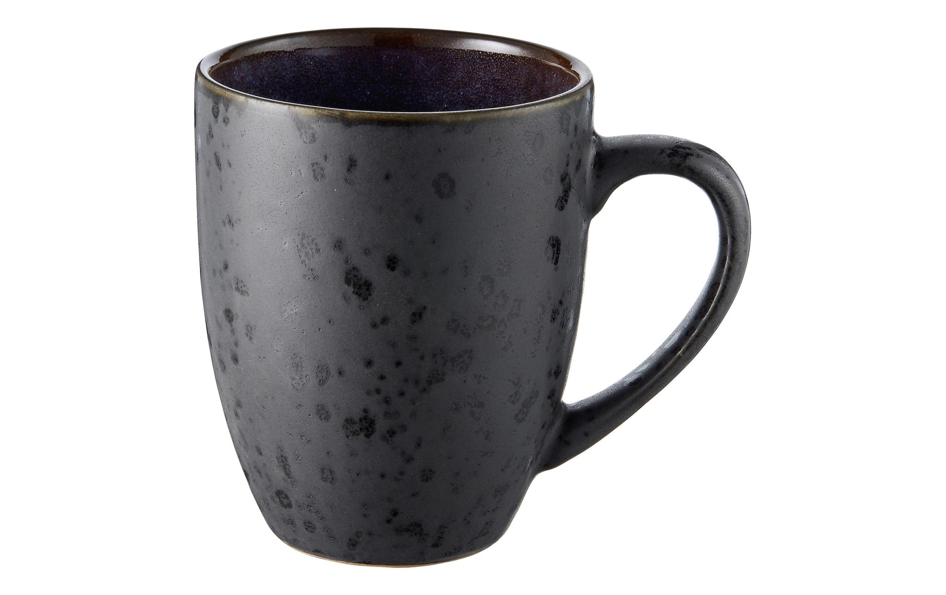 Bitz Kaffeetasse – 4er Set, 300 ml, Ø 8,5 cm, Steinzeug, Schwarz, spülmaschinenfest, mikrowellengeeignet