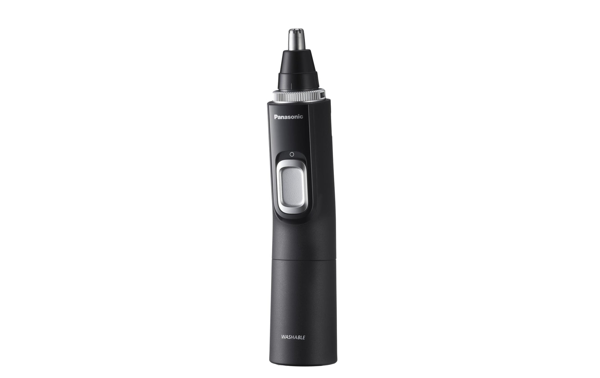 Panasonic Nasenhaartrimmer ER-GN300K503 – nass & trocken, batteriebetrieben, 40 min – schwarz, Edelstahlmesser