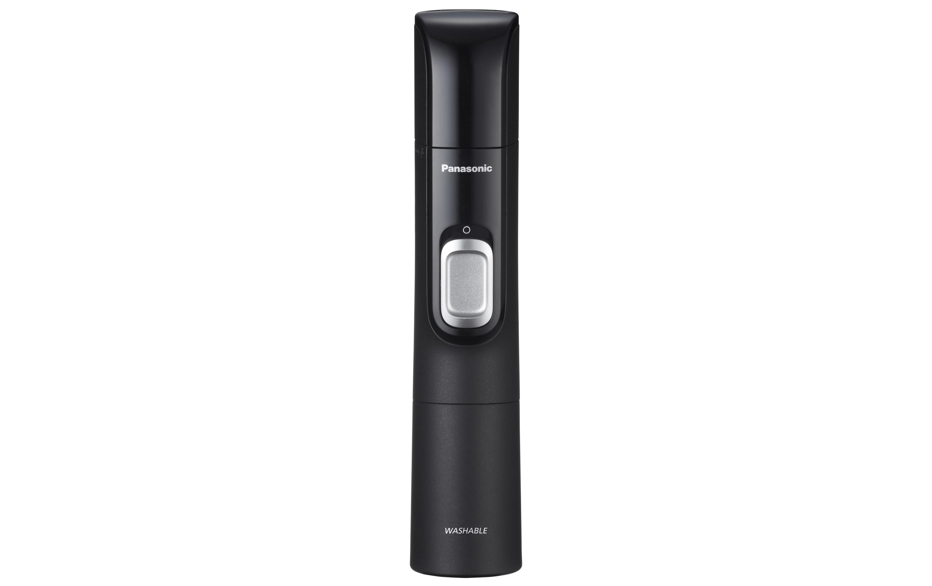Panasonic Nasenhaartrimmer ER-GN300K503 – nass & trocken, batteriebetrieben, 40 min – schwarz, Edelstahlmesser