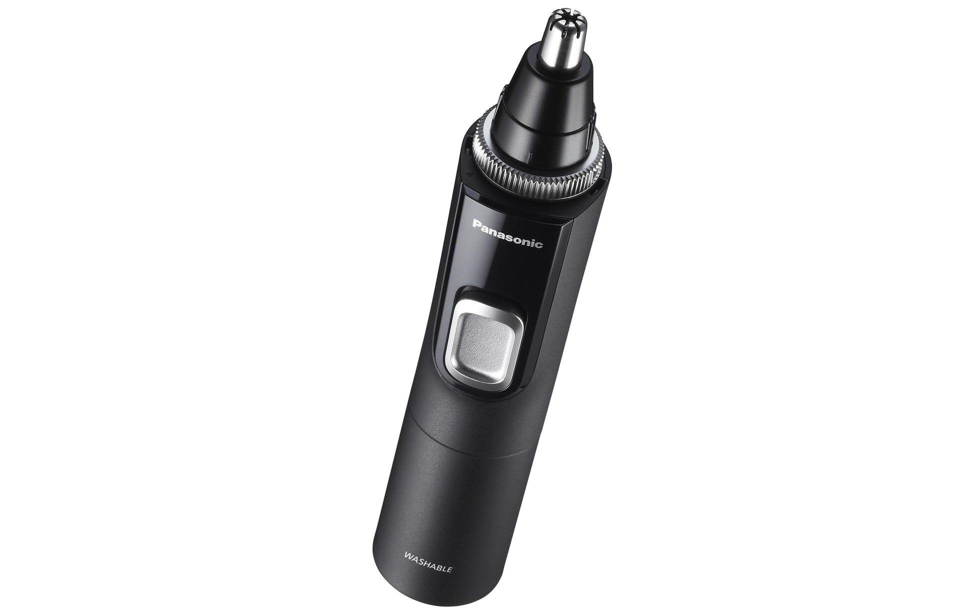 Panasonic Nasenhaartrimmer ER-GN300K503 – nass & trocken, batteriebetrieben, 40 min – schwarz, Edelstahlmesser