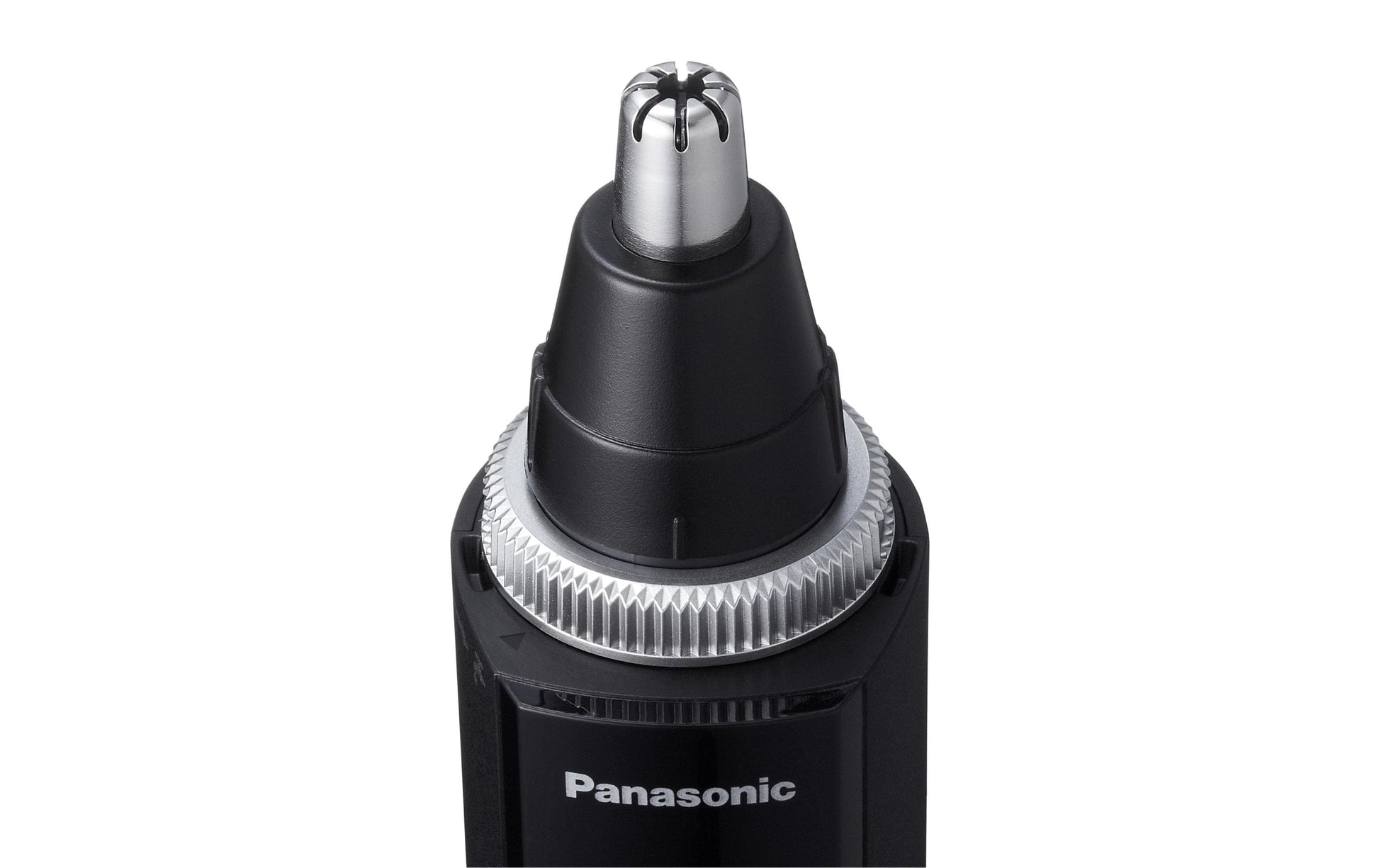 Panasonic Nasenhaartrimmer ER-GN300K503 – nass & trocken, batteriebetrieben, 40 min – schwarz, Edelstahlmesser