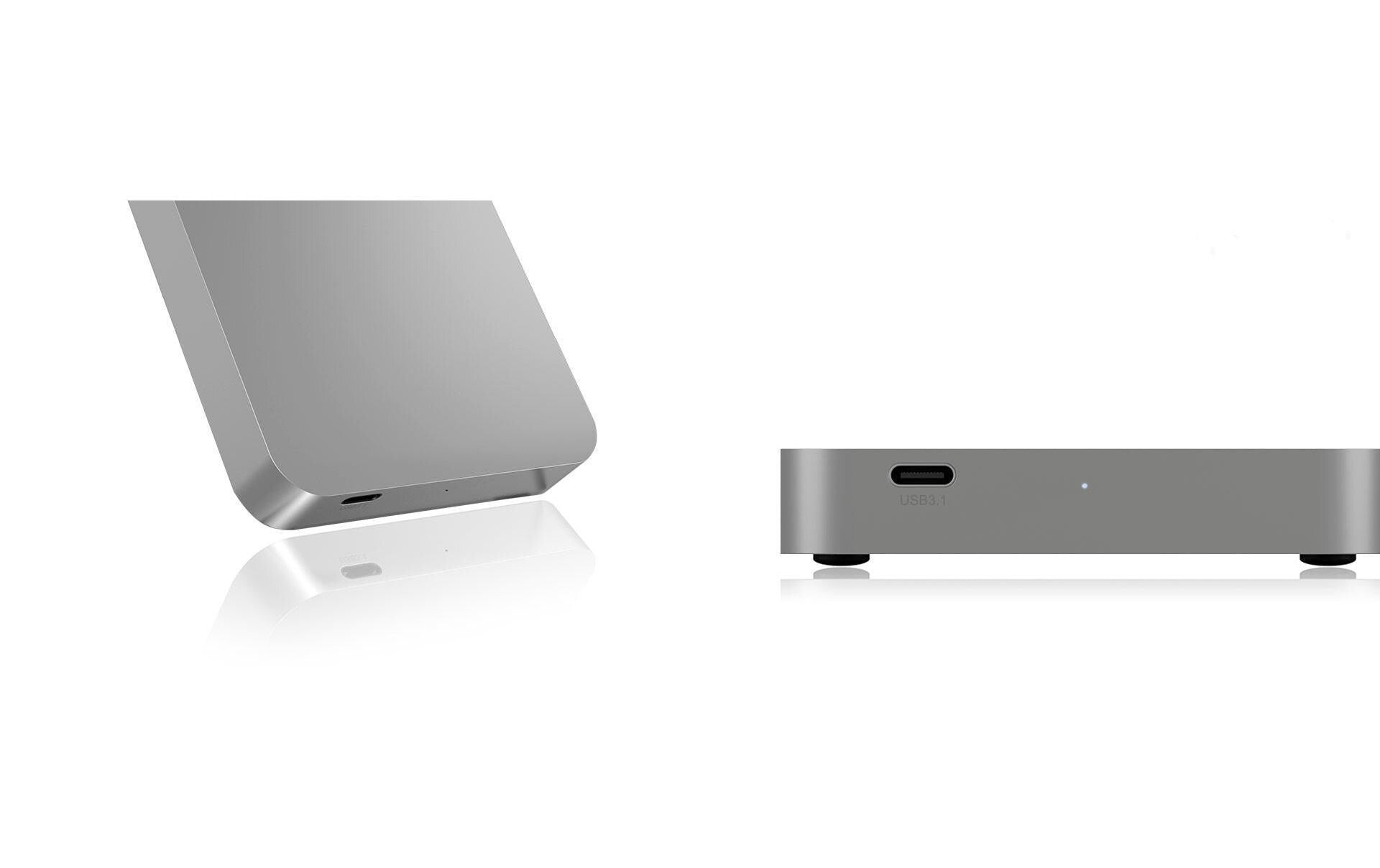 ICY BOX IB-247-C31 – 1-Bay Desktop Gehäuse – USB 3.2 Gen 2 (10 Gbit/s) Type-C, für 2,5" HDD/SSD, SATA III