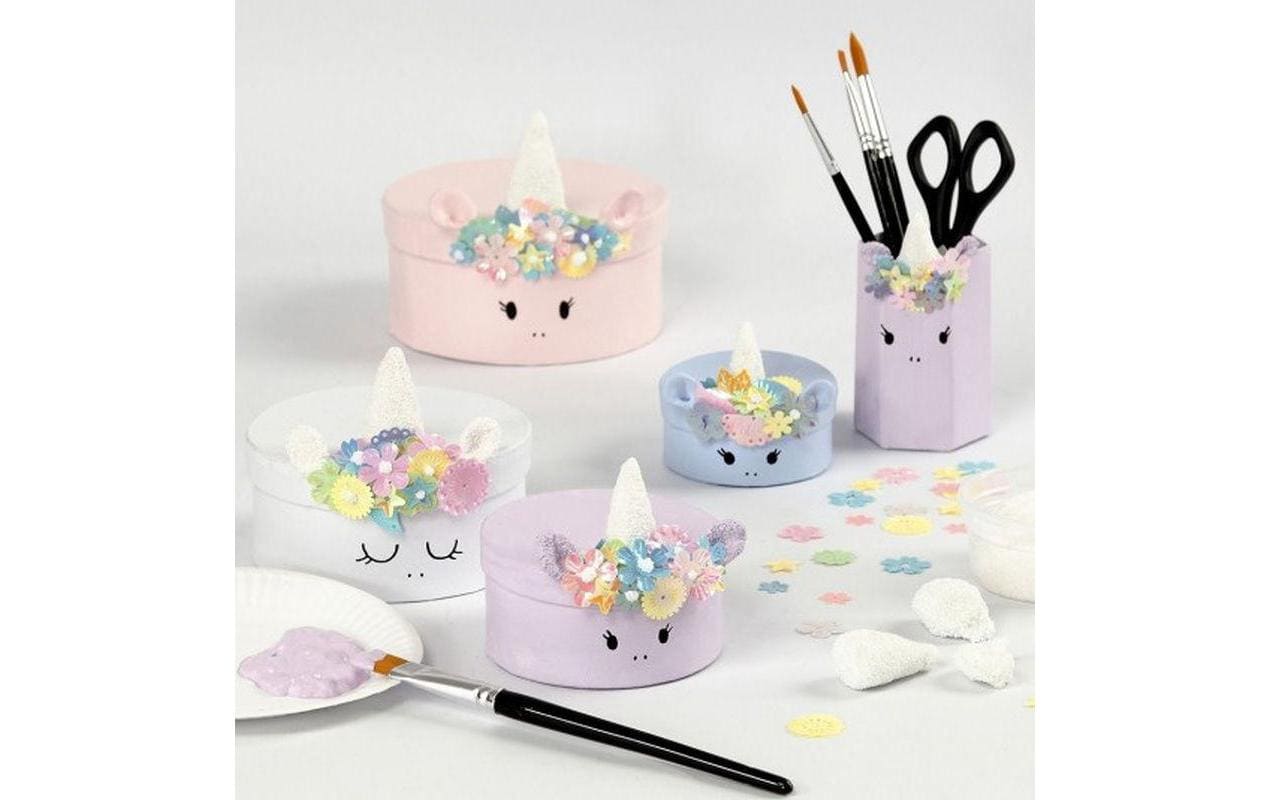 Creativ Company Modelliermasse, Foam Clay, Weiss, Glitzer, 35 g, 1 Stk.