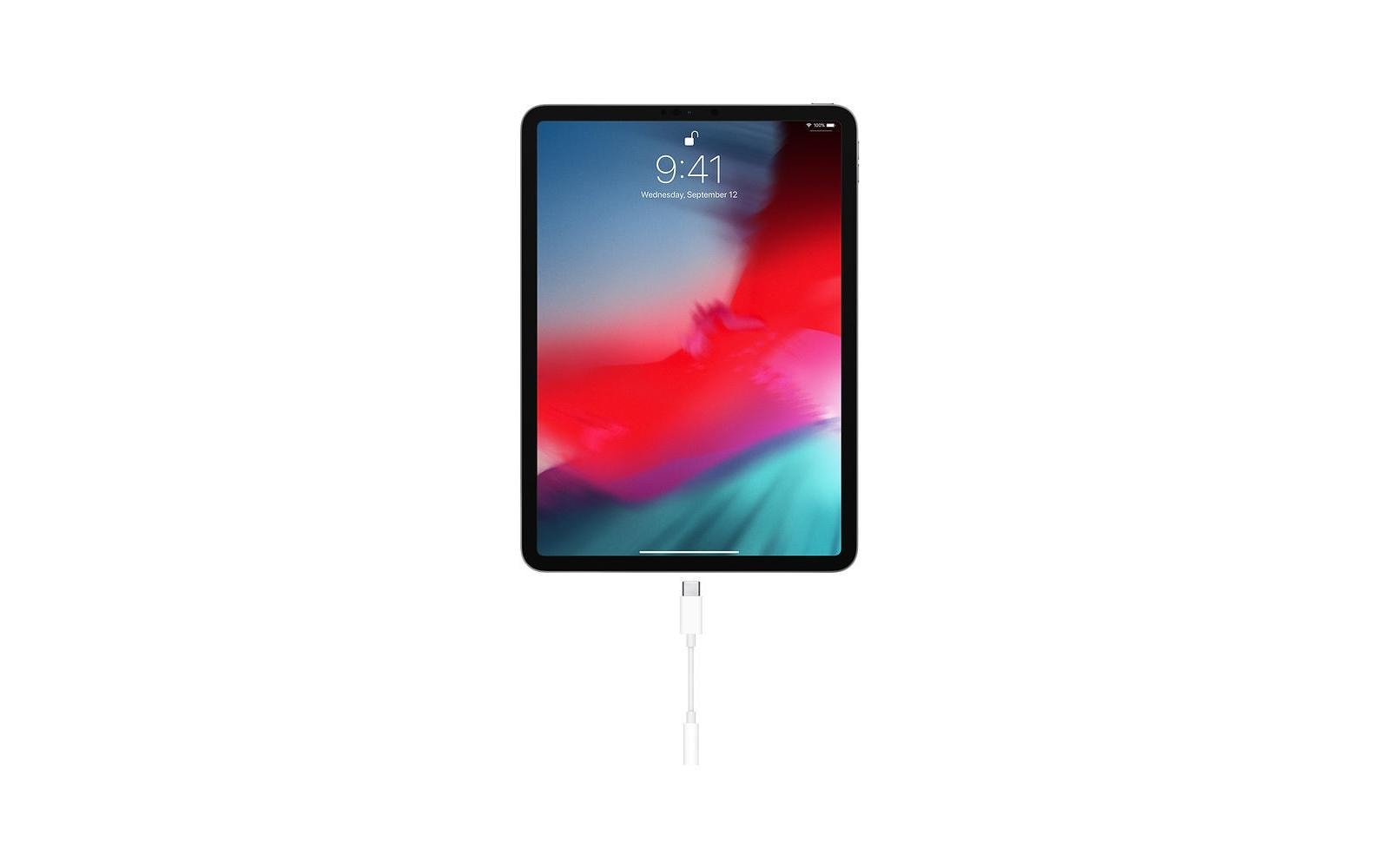 Apple Audio-Adapterkabel USB-C (Stecker) auf 3,5 mm Klinke (Buchse)