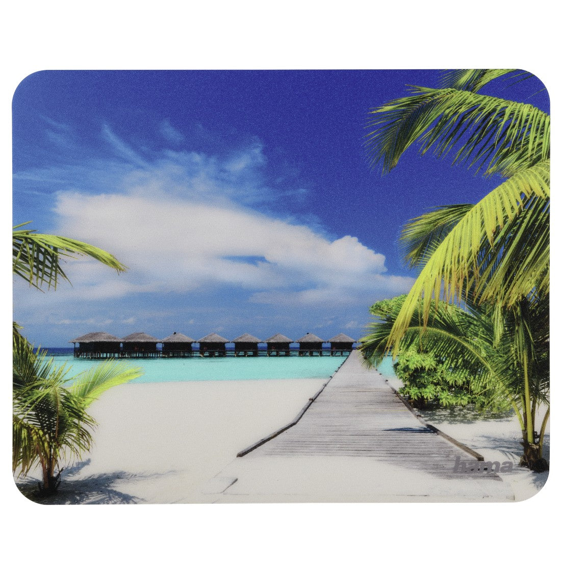 Hama Mausmatte – matt, rutschfest, mehrfarbig, 220 × 1 × 180 mm