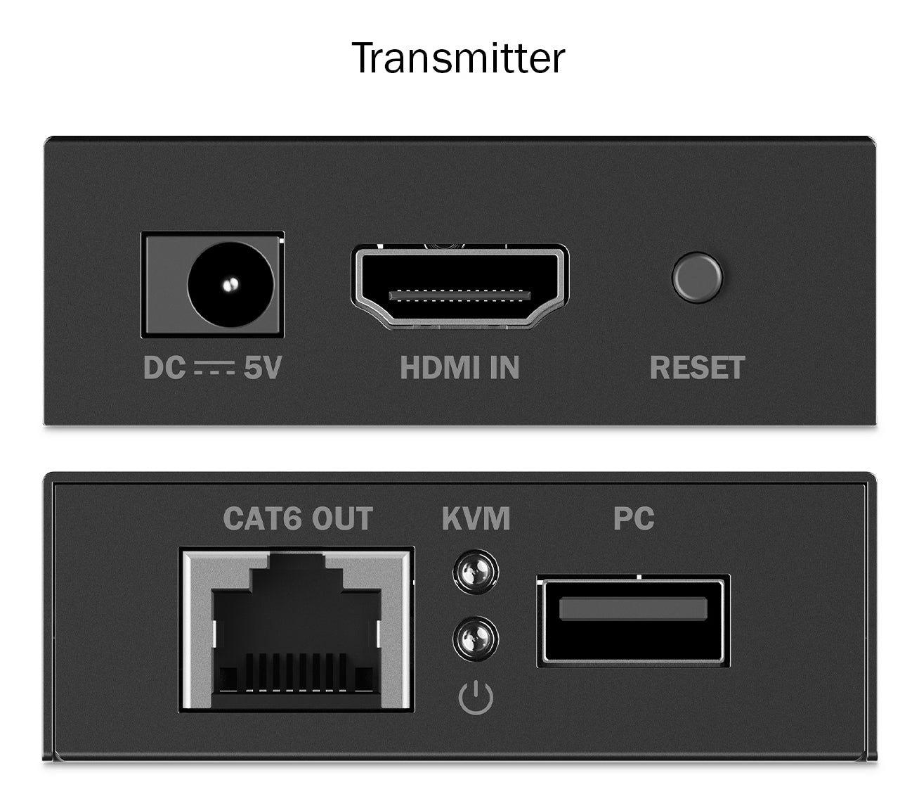 Digitus HDMI KVM-Extender-Set über Cat6, bis 70 m, 4K (3840 × 2160), 10,2 Gbit/s