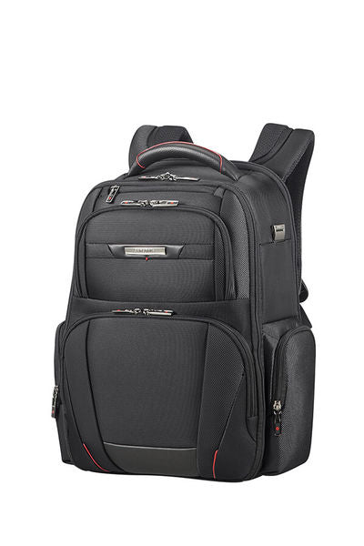 Samsonite Pro-DLX 5 3V Notebook-Rucksack – 20 l, RFID-Fach, Aufsteckfunktion, Nylon, Schwarz