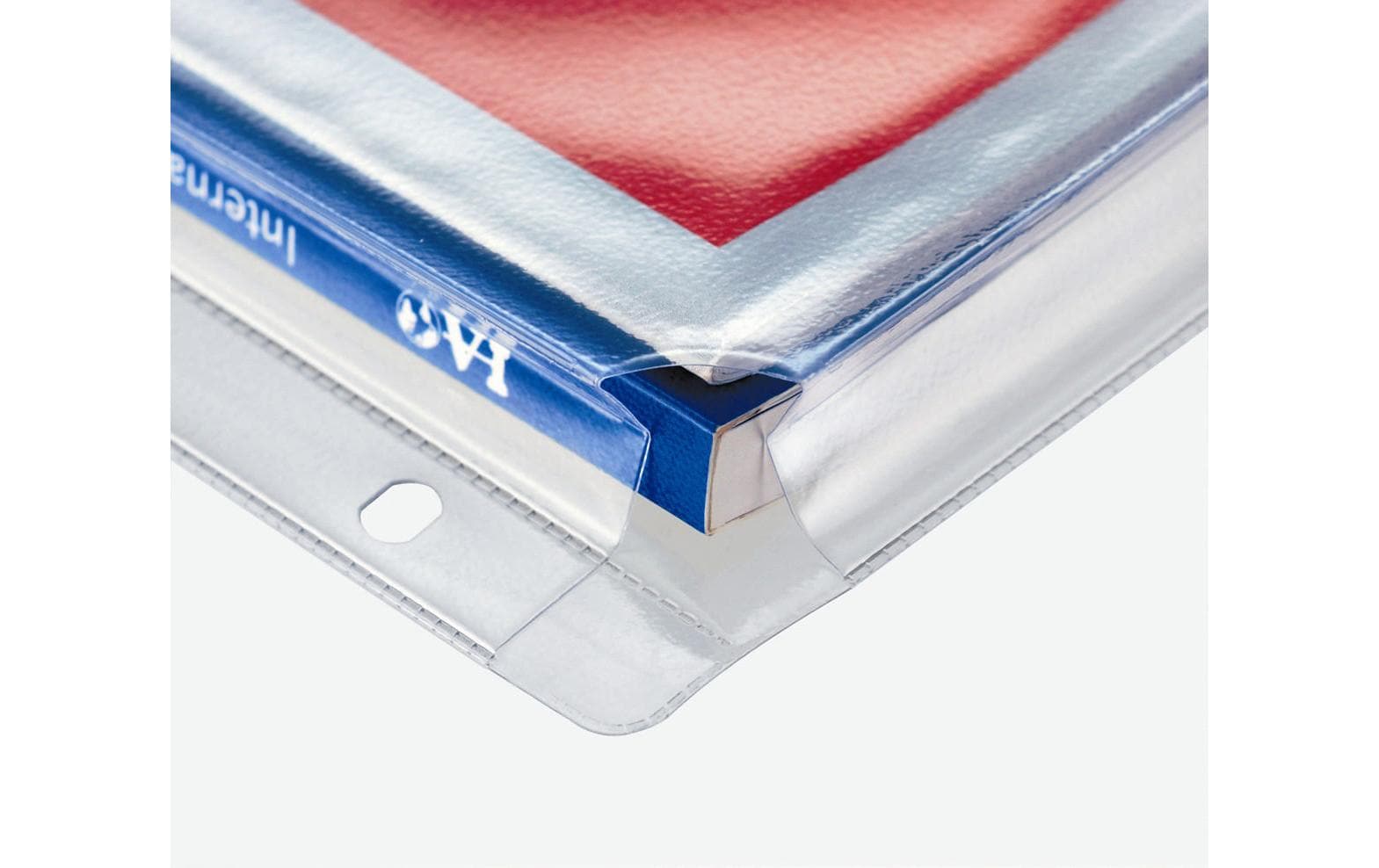 Kolma Sichtmappe A4 – Transparent, Kunststoff, Glänzend, 180 µm, 5er-Pack