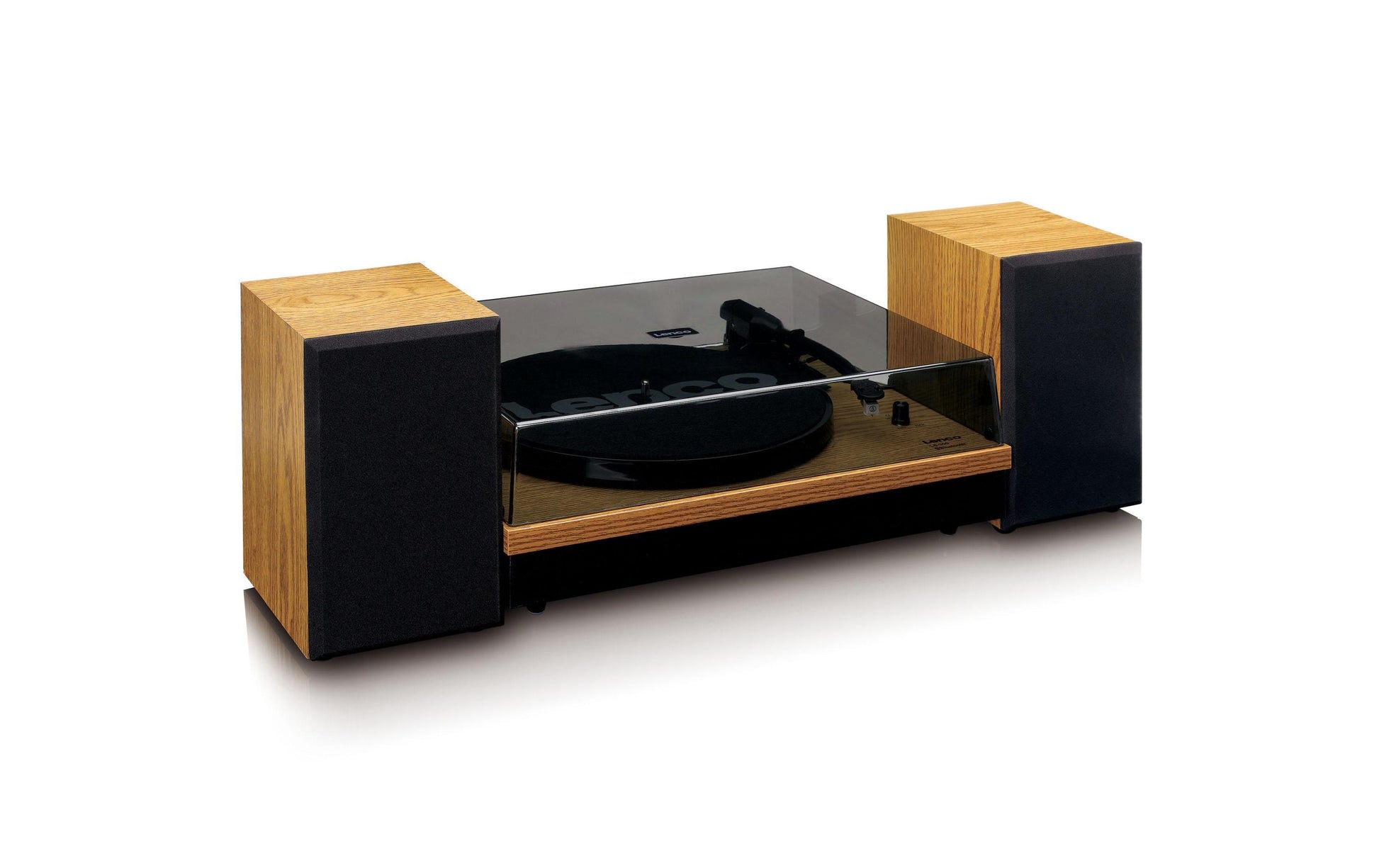 Lenco LS-300WD – Plattenspieler – Stationär – Riemenantrieb, Bluetooth – Braun