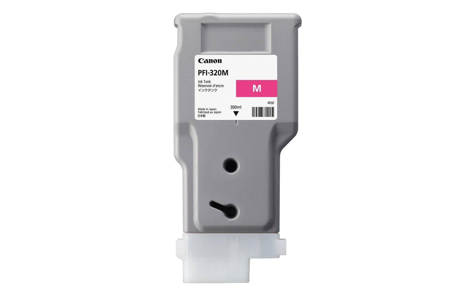 Canon Tintenpatrone PFI-320M, Magenta, 300 ml – für Inkjetdrucker/Multifunktionsgeräte