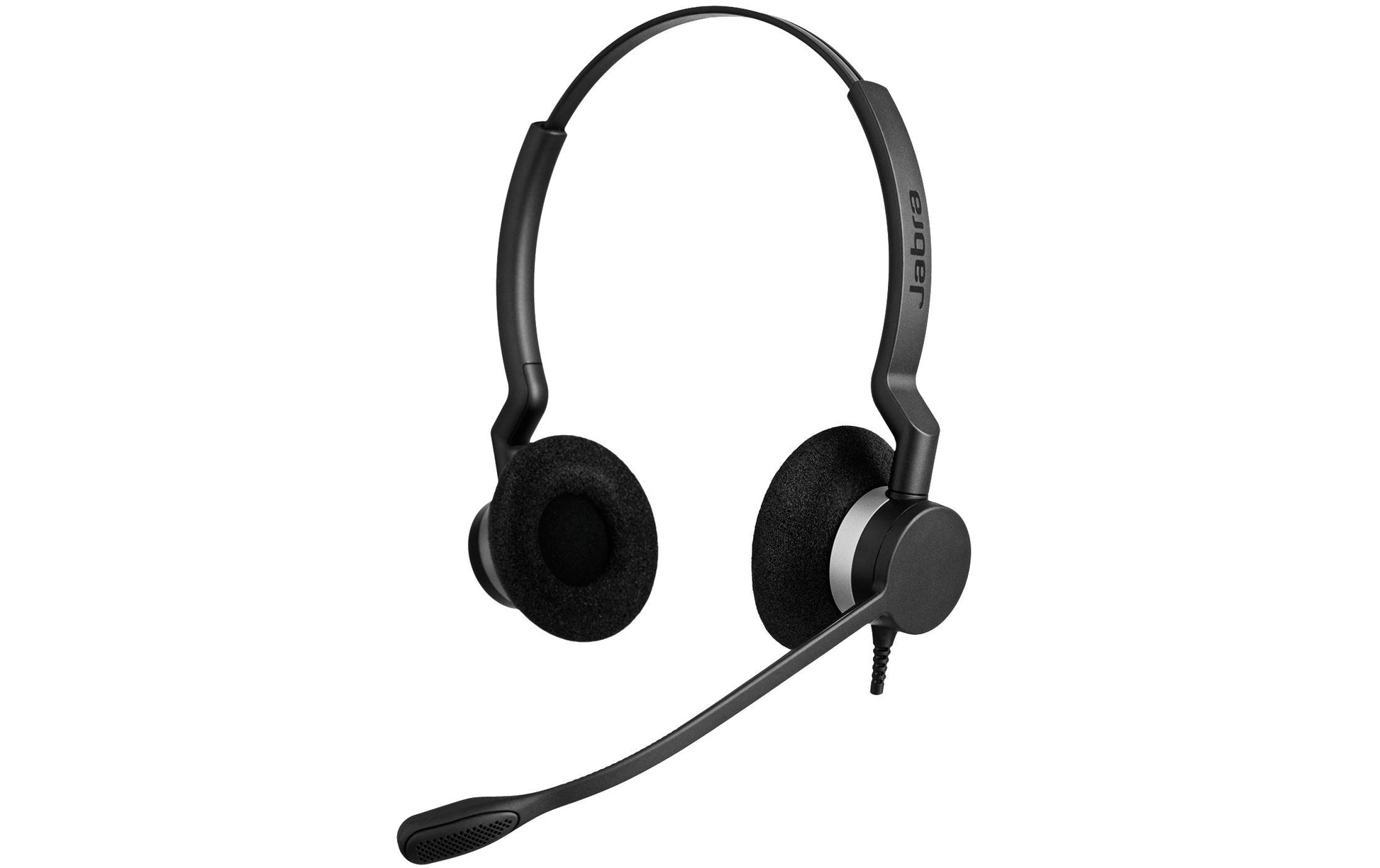 Jabra Biz 2300 Duo – Duo Headset, On-Ear – Kabelgebunden, Boom-Mikrofon mit Geräuschunterdrückung (PeakStop) –