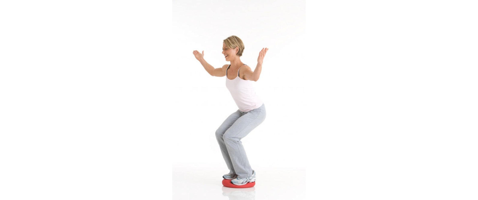 TOGU Balance-Kissen – Rot, Luftgefüllt, Ø 36 cm, bis 200 kg