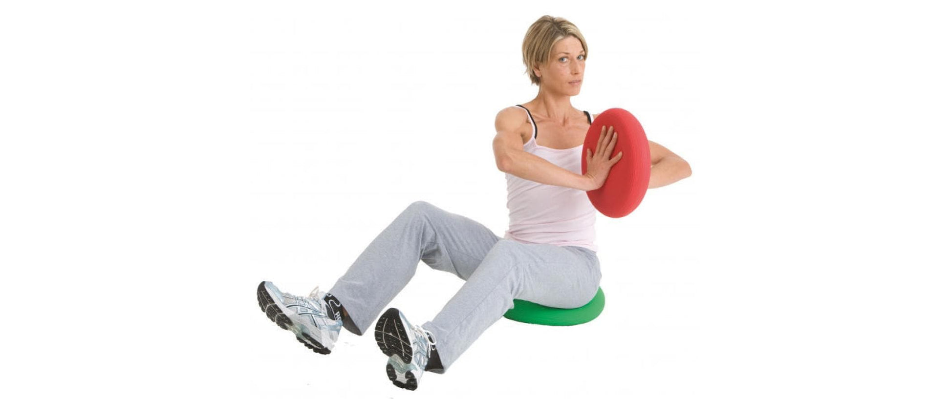 TOGU Balance-Kissen – Rot, Luftgefüllt, Ø 36 cm, bis 200 kg
