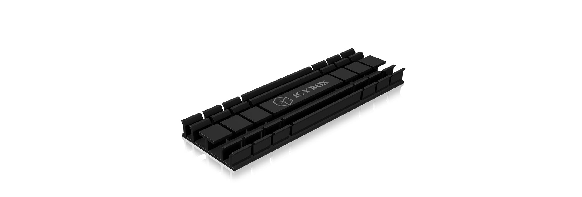 ICY BOX IB-M2HS-701 – M.2-Kühlkörper, 5 mm, Aluminium, Wärmeleitpad enthalten – für M.2 2280 NVMe SSD