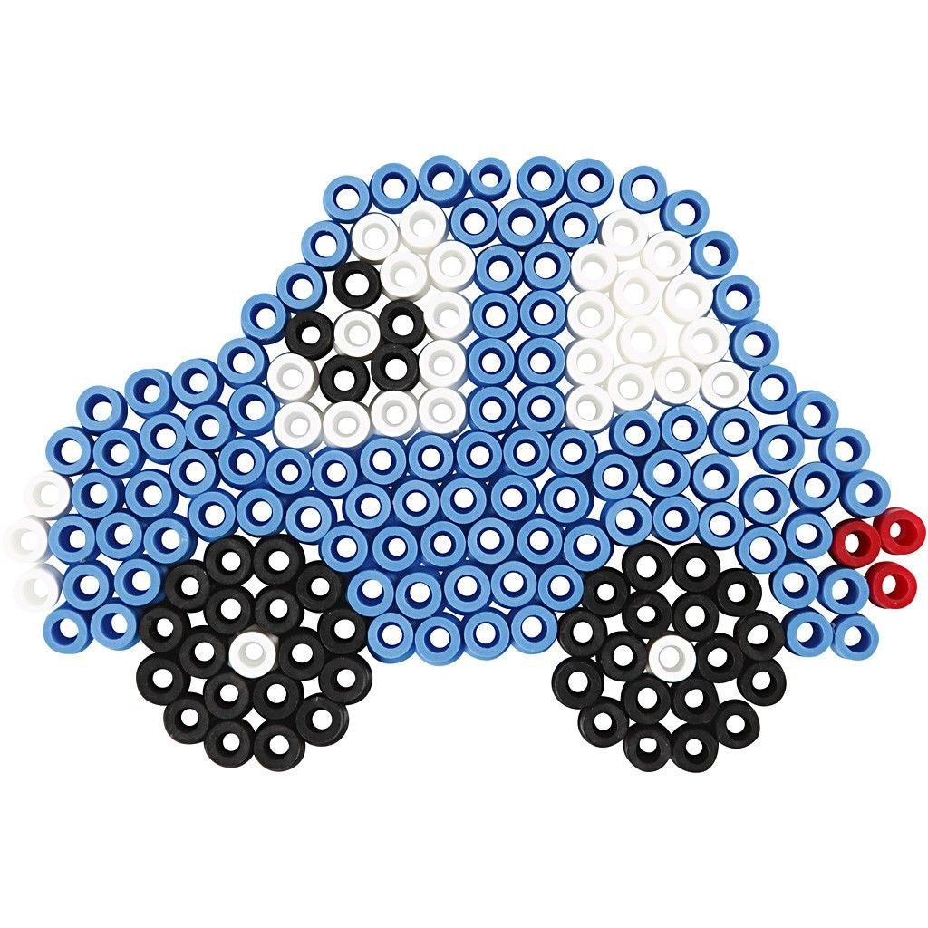 Creativ Company Steckplatten Jumbo, Tiere, Set à 5, transparent