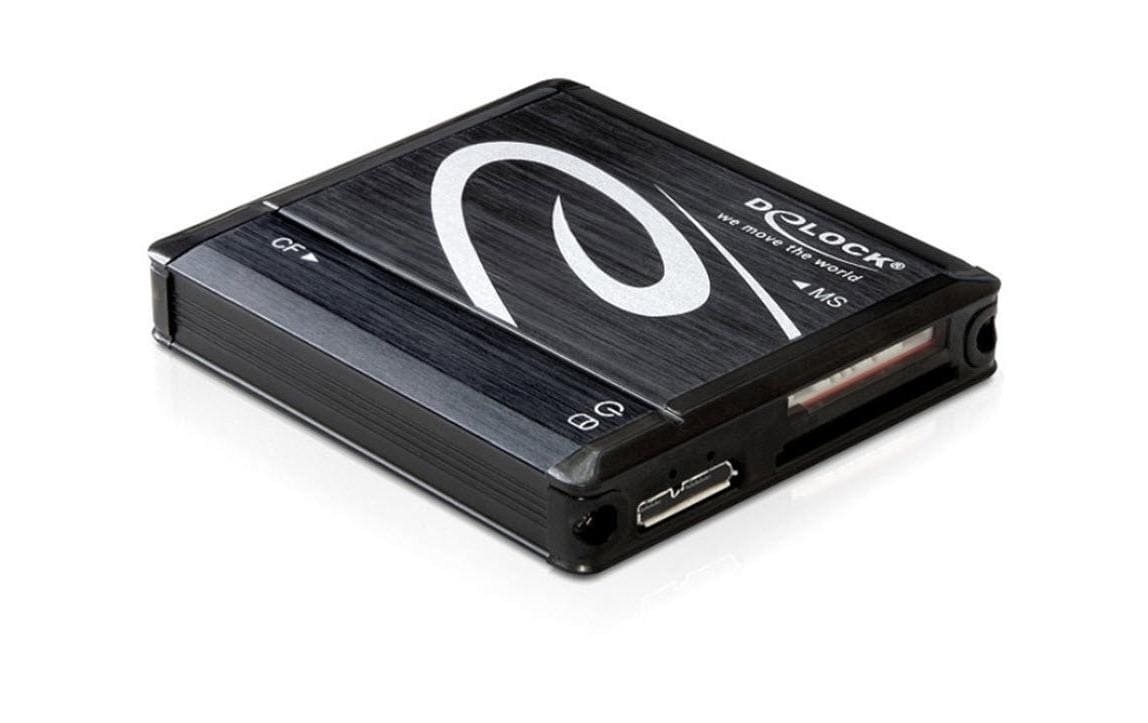 DeLOCK 91704 – Smartcard-Leser – USB 3.2 Gen 1 (3.1 Gen 1), Schwarz