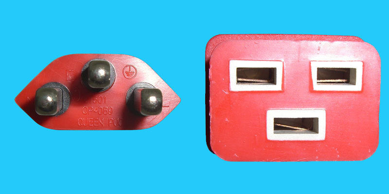 Diggelmann Netzkabel, T23 auf C19, 16 A, 2 m, Rot