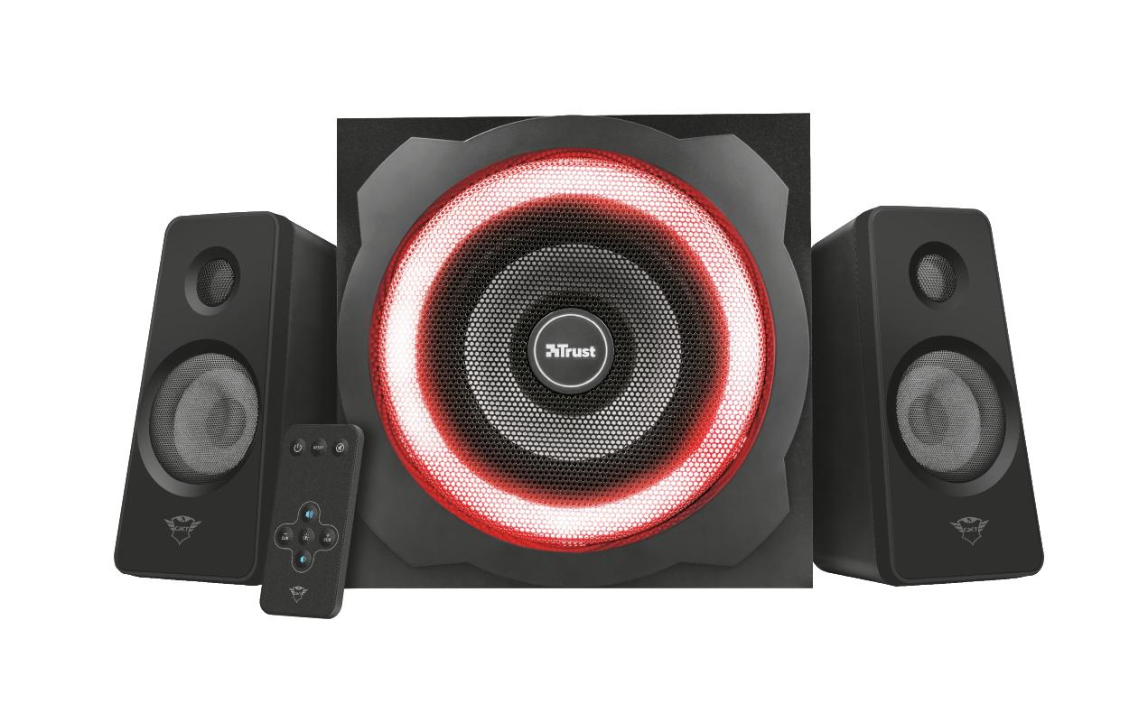 Trust GXT 629 Tytan – PC-Lautsprecher-Set 2.1 – 60 W, mit 30 W Subwoofer, Schwarz