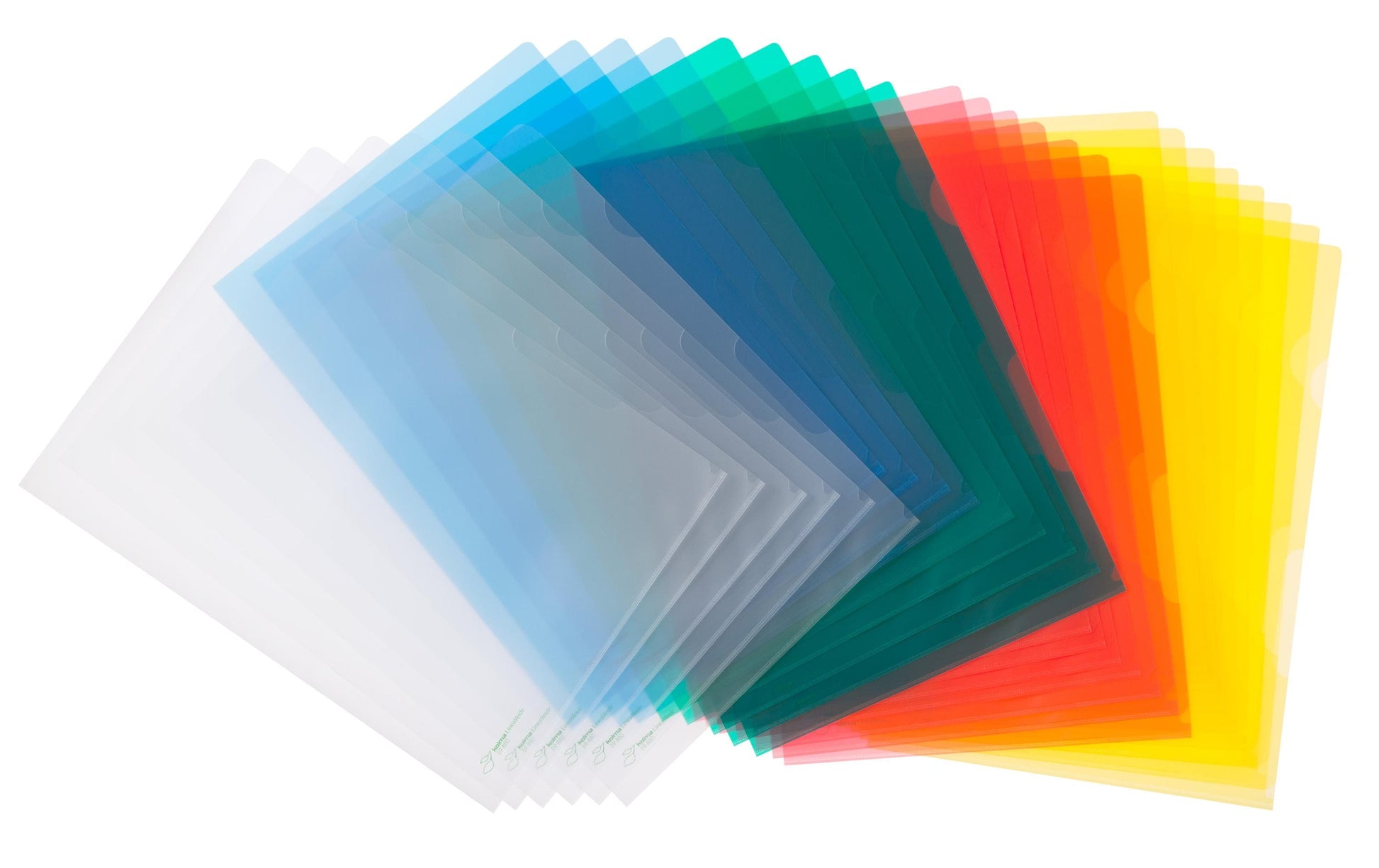 Kolma Sichtmappe A4 – transparent, Kunststoff, matt, 110 µm, 10er-Pack