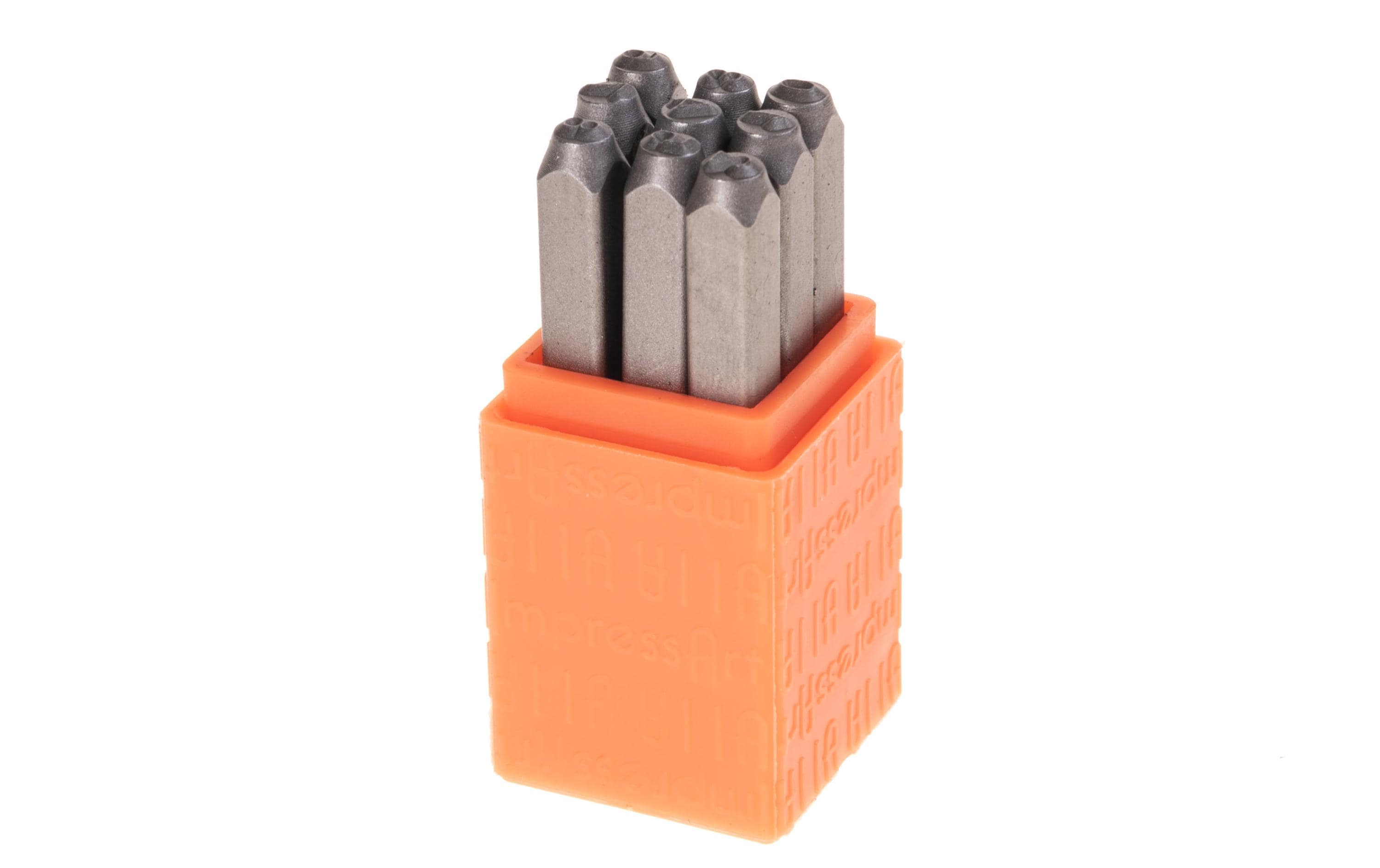 Impressart Stempel-Set – Zahlen 1–9 Helvetica – 9 Stempel, Textplatte 3 mm