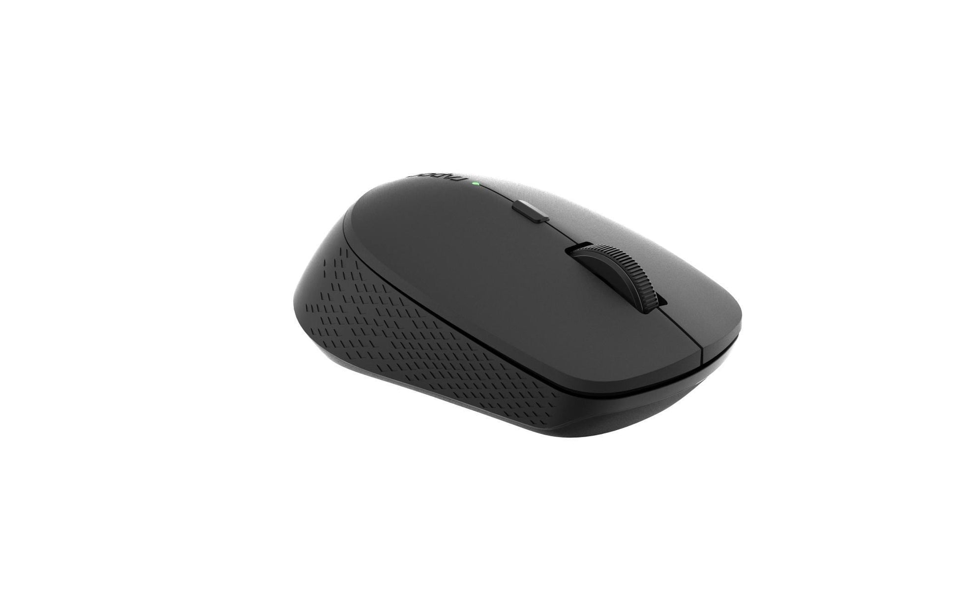 Rapoo M300 Silent – Maus – Kabellos (Bluetooth/2,4 GHz), 1600 DPI, Rechts, Grün, Dunkelgrau