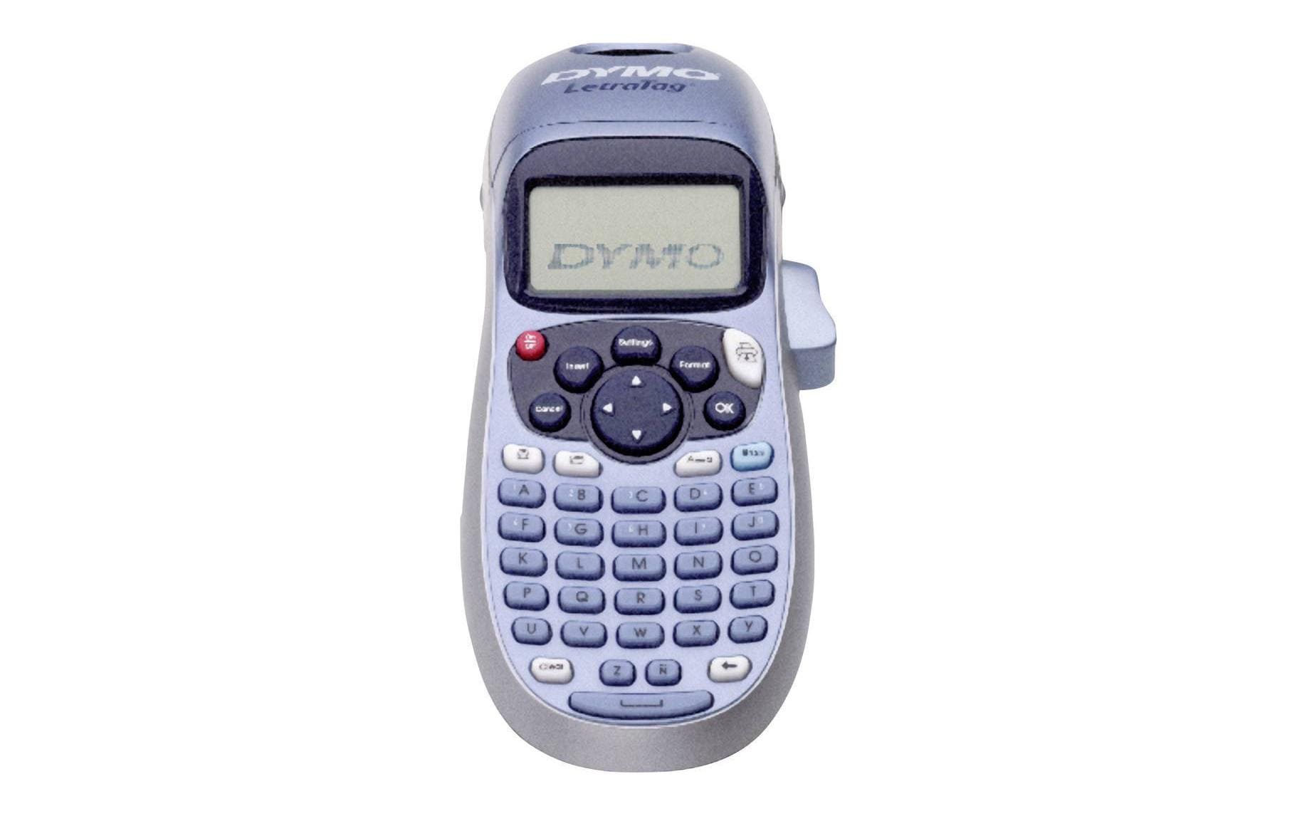 DYMO LetraTag LT-100H – Beschriftungsgerät, für LT-Bänder 12 mm, Druckvorschau, 2-zeiliger Druck