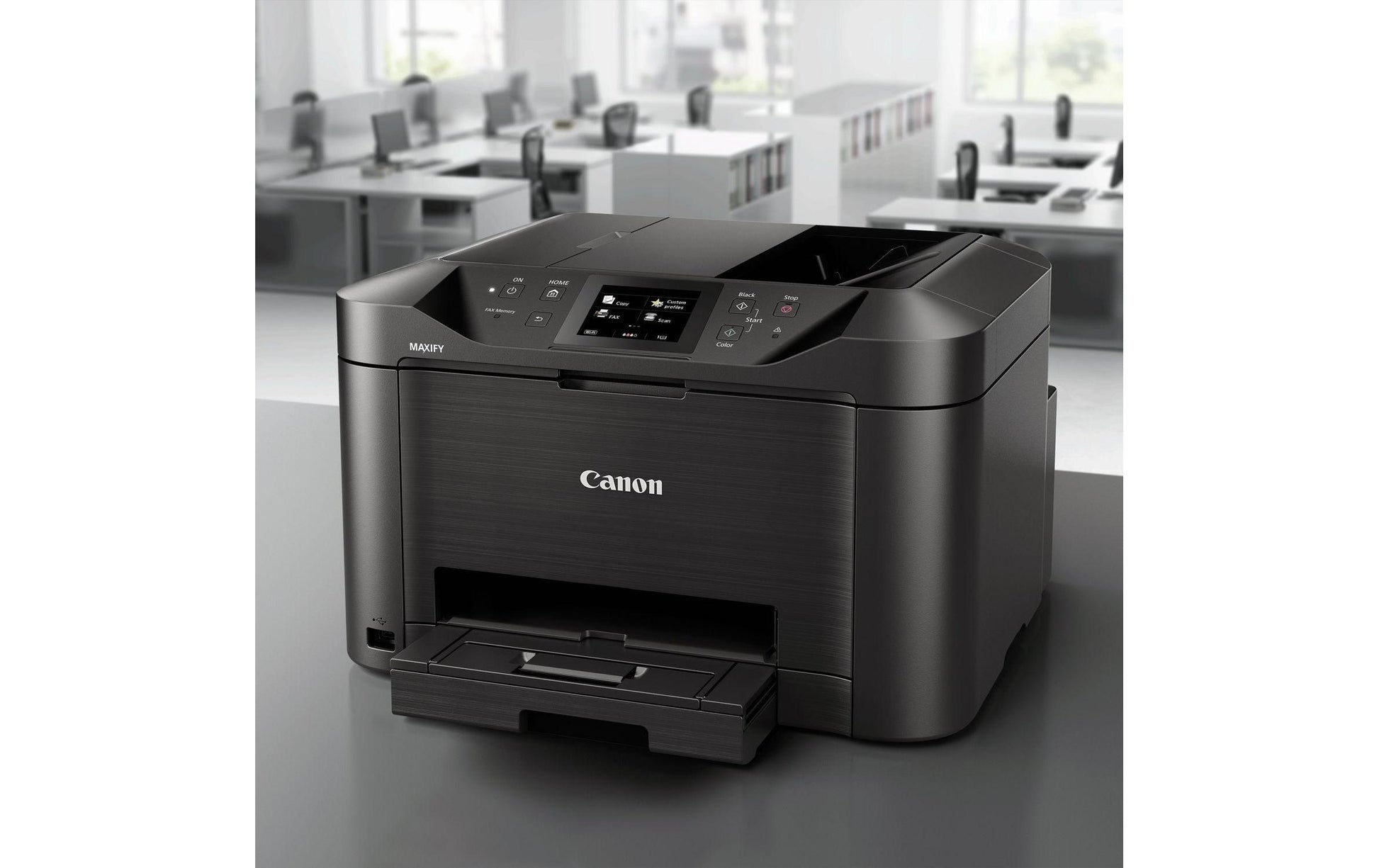 Canon MAXIFY MB5150 – Farbiges Tintenstrahl-MFP A4, 4-in-1 – USB – Duplex, Duplex-ADF – 24 S./Min. S/W