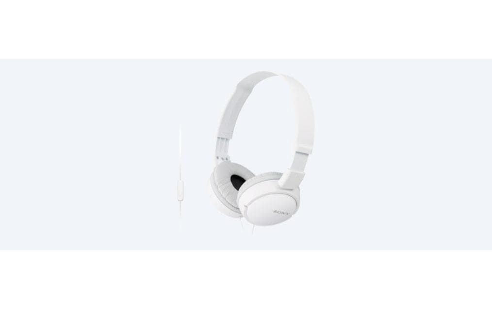 Sony MDR-ZX110APW On-Ear Kopfhörer – Stereo, Kabelgebunden, 3,5 mm Klinke, Weiss