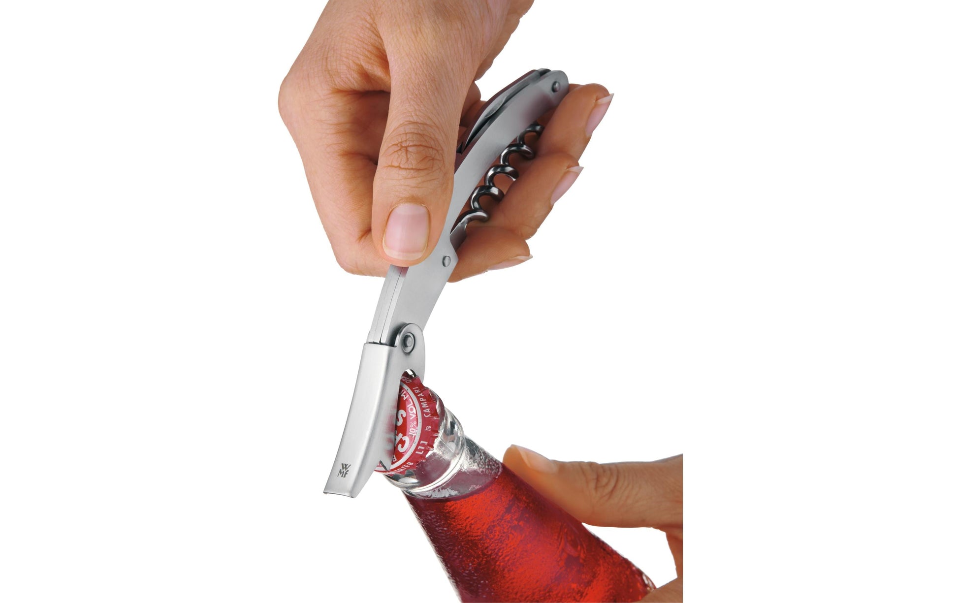 WMF Kellnermesser Clever & More – 10 cm, Edelstahl (Cromargan), Folienschneider, Kapselheber