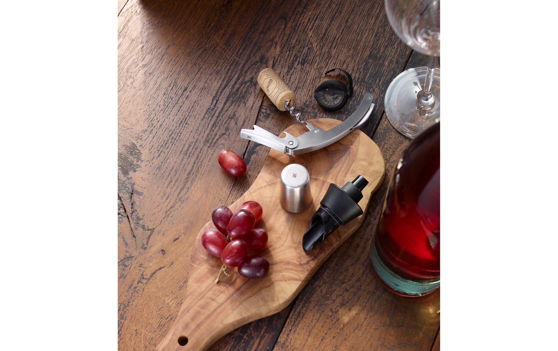 WMF Kellnermesser Clever & More – 10 cm, Edelstahl (Cromargan), Folienschneider, Kapselheber