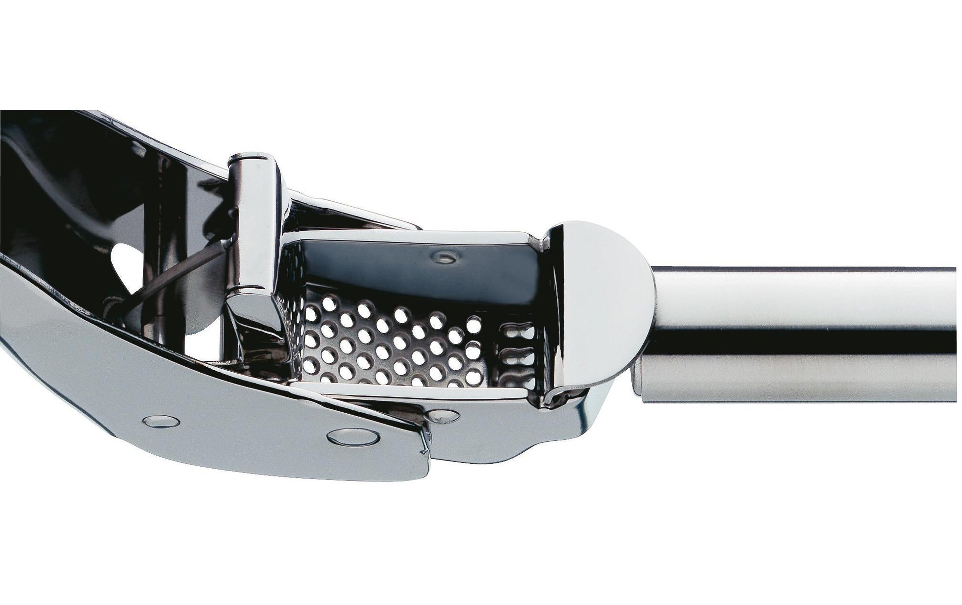 WMF Profi Plus – Knoblauchpresse, 17,5 cm, Edelstahl, spülmaschinenfest