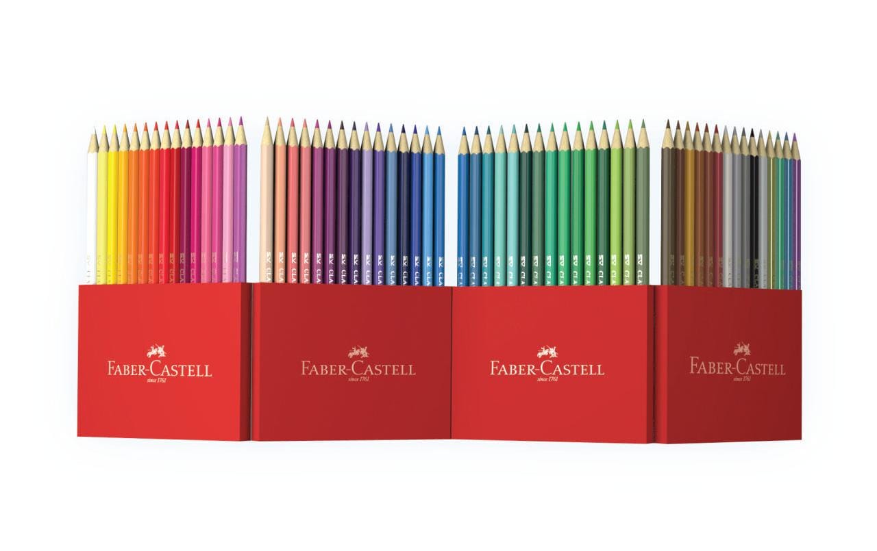 Faber-Castell Buntstifte Classic – 60 Farben, im Kartonetui, Ø 2,8 mm, sechskantig, FSC