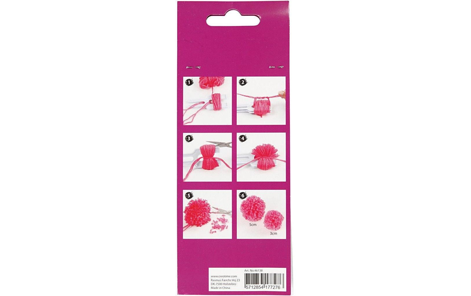 Creativ Company Pompon-Macher Weiss – Ø 30–50 mm, 1 Stk.