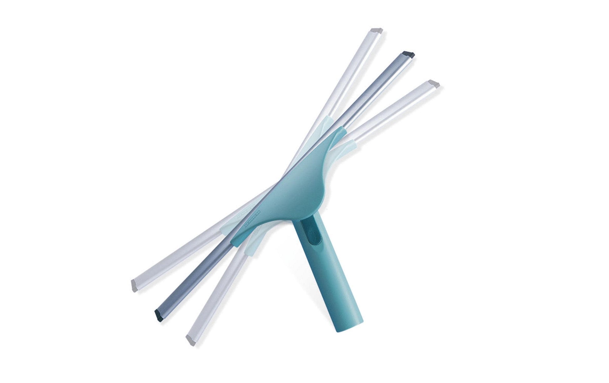 Leifheit Fensterabzieher Powerslide – 28 cm, Edelstahl, Kunststoff, Grün, 1 Stk.