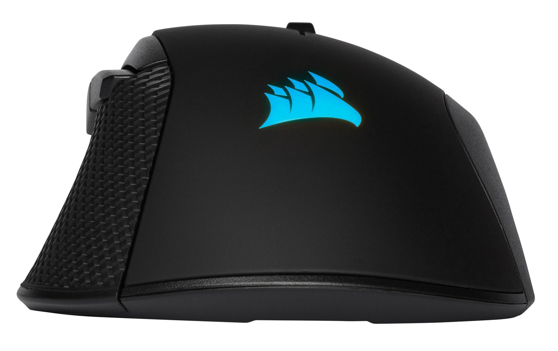 Corsair IRONCLAW RGB Gaming-Maus – kabelgebunden, 7 Tasten, für Rechtshänder, RGB-Beleuchtung, schwarz