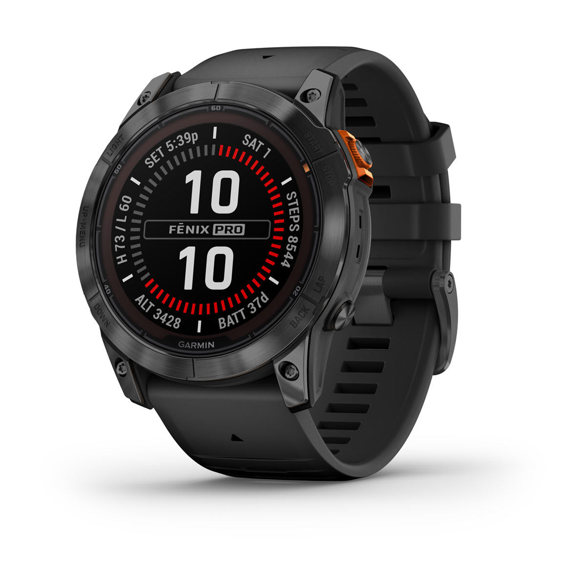 Garmin Fenix 7X Pro Solar Edition – GPS-Smartwatch – 51 mm, 1,4", GPS, ANT+, 100 m, Schwarz, Sportarmband