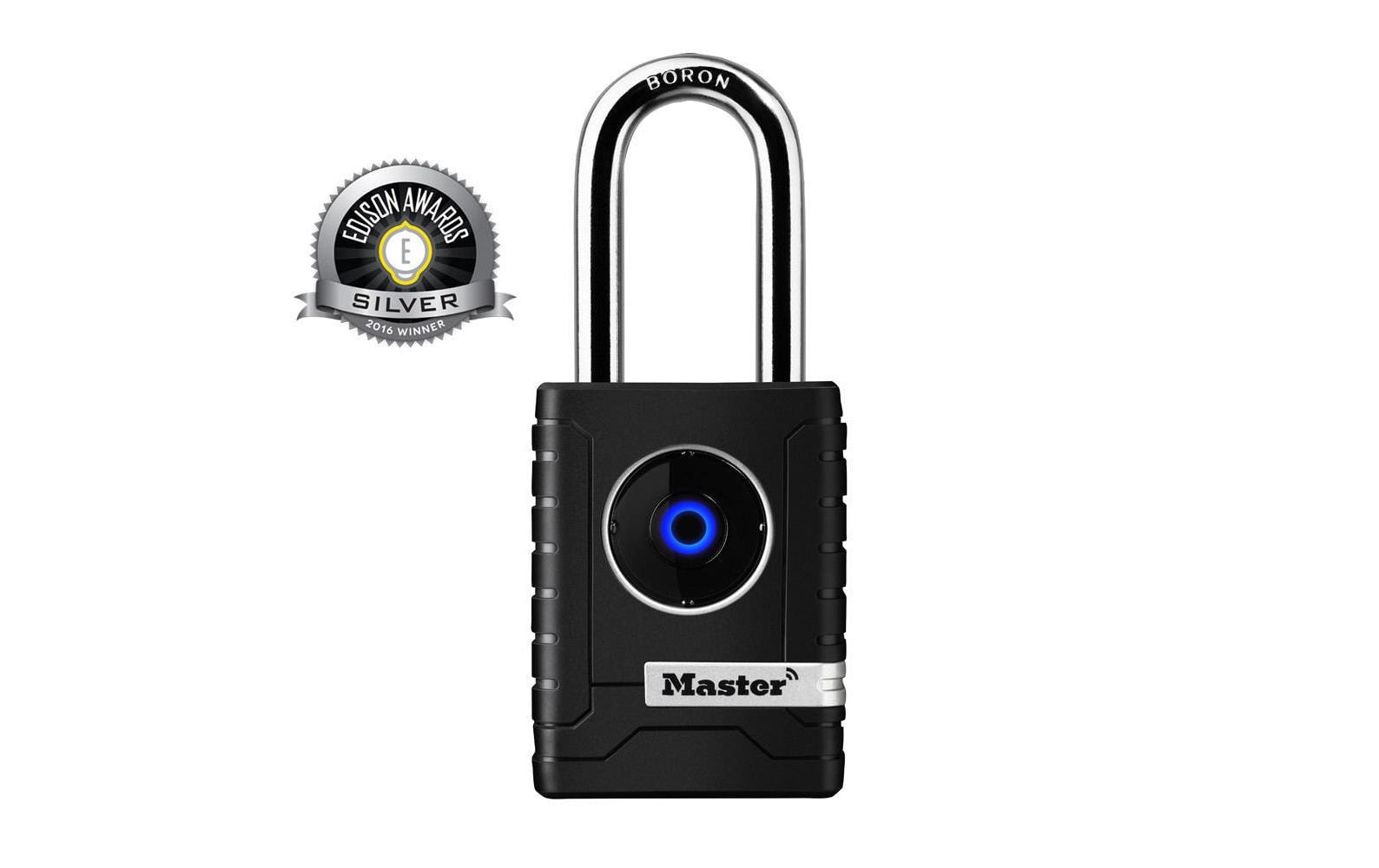 Master Lock 4401EURLHEC Smart-Vorhängeschloss – BT, Schäkeldurchmesser 9 mm, Schäkelbreite 23 mm