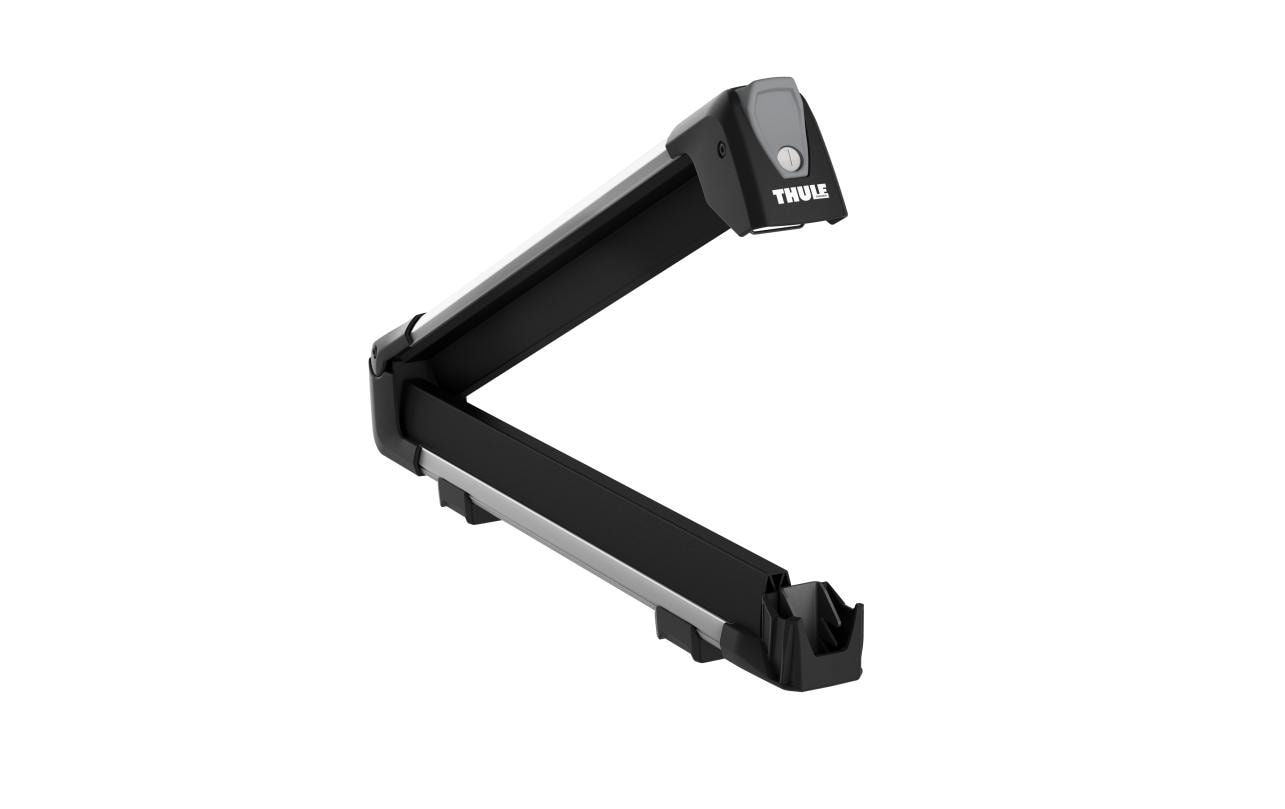 Thule Skiträger SnowPack 7322 – abschliessbar, horizontal – für WingBar/SlideBar/SquareBar – 2 Paar Ski
