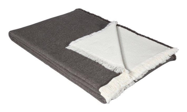 Eskimo Zola Wohndecke – Baumwolle, Beige – 140 × 200 cm