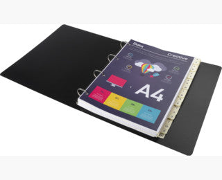 Exacompta Register A4 – alphabetisch A–Z, 20 Taben, Karton elfenbein