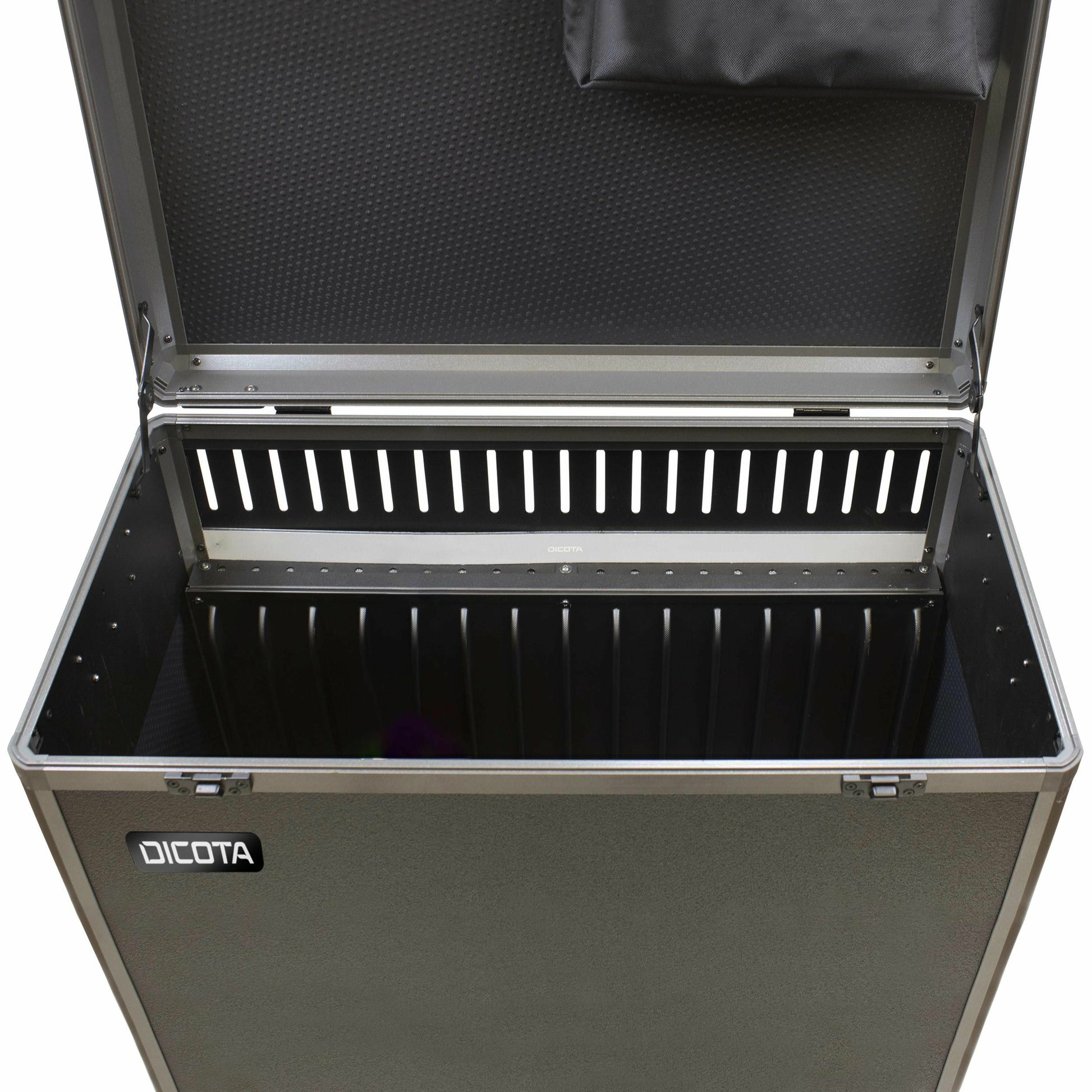 DICOTA Notebook-Trolley – für 14 Laptops, Aluminium, schwarz