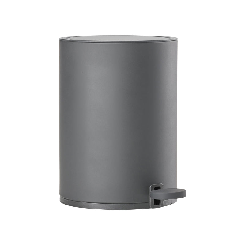 Zone Denmark Karma Treteimer 3 l – Stahl/Kunststoff, rund, Grau, Ø18,1×26,3 cm