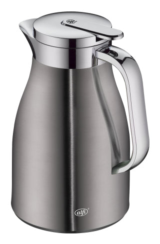 Alfi Thermoskanne – 650 ml, H 21,5 cm, Edelstahl, Grau, mit Deckel, vakuumisoliert, BPA-frei