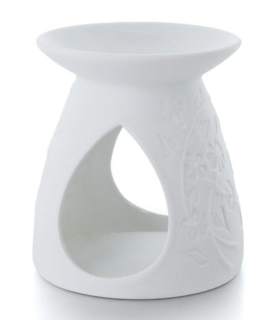 Balthasar Duftlampe, Keramik, Weiss, Ø 10,5 × 12,5 cm