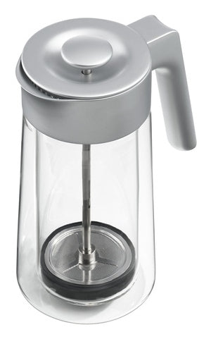 Jacob Jensen French Press / Kaffeebereiter – 0,8 l, 8 Tassen, Borosilikatglas/PP